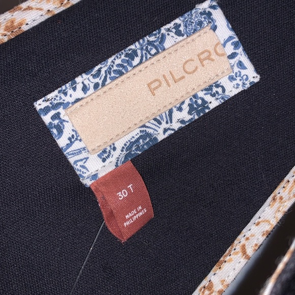 Black, velvet Anthropologie jumpsuit. 30T. New with tags. - Picture 6 of 8